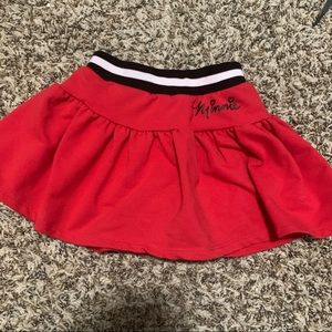 Disney Minnie mouse red skirt